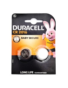 Duracell CR 2016 Batterie a Bottone 3V Litio 2 Pz