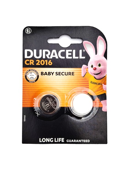 offerta Duracell CR 2016 Batterie a Bottone 3V Litio 2 Pz