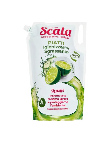offerta Scala Piatti Igienizzante Sgrassante Limone 2 Litri
