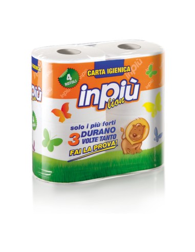 offerta Corona InPiù Più Carta Igienica 4 Rotoli