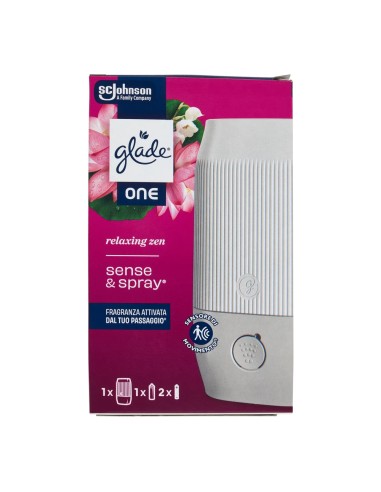 offerta Glade One Sense & Spray Relaxing Zen Diffusore Automatico con Sensore + Ricarica 10 ml