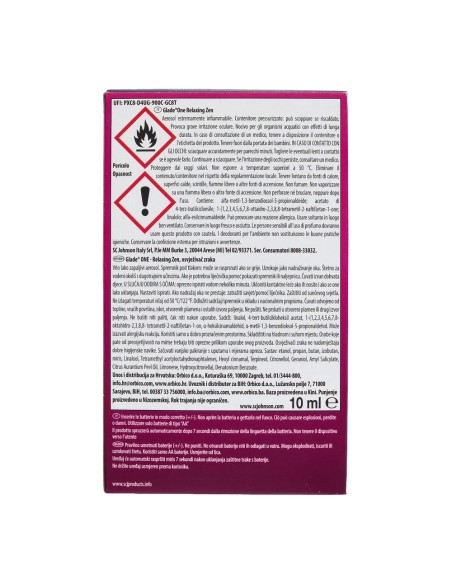 offerta Glade One Sense & Spray Relaxing Zen Diffusore Automatico con Sensore + Ricarica 10 ml