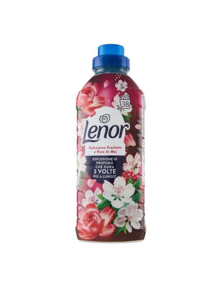 offerta Lenor Ammorbidente Concentrato Fragranza Gelsomino Scarlatto e Rosa De Mai 798 ml