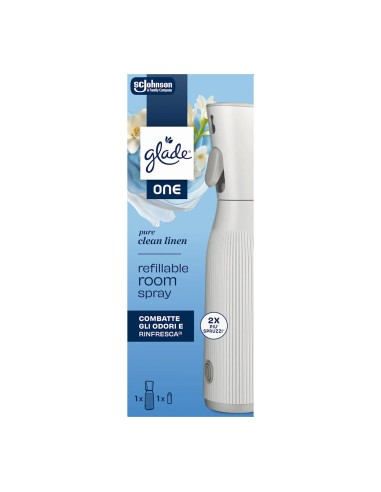 offerta Glade One Sense e Spray Diffusore Ricaricabile con Ricarica Puro Lino 10 ml