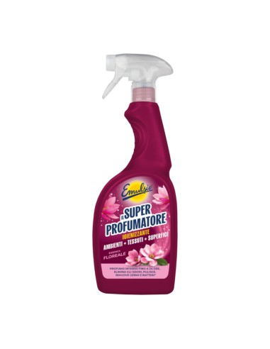 offerta Emulsio SuperProfumatore Spray Deodorante per Ambienti Igienizzante Essenza Floreale 600 ml