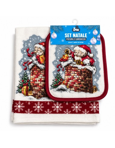 offerta UTM Set Natale Presina e Canovaccio con Babbo Natale