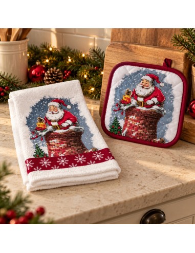 offerta UTM Set Natale Presina e Canovaccio con Babbo Natale