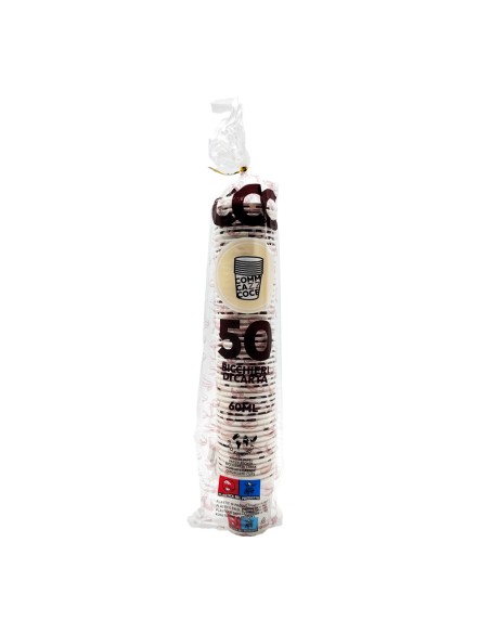 offerta Bicchieri di Carta per Caffè Capacità 60 ml 50 Pz