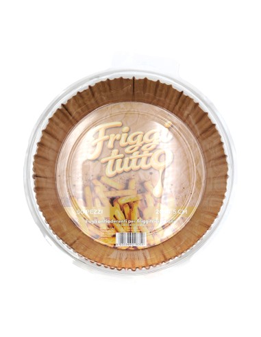 offerta Friggitutto Fogli Tondi Antiaderenti per Friggitrice ad Aria 20 x 4,5 cm 50 Pezzi