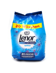 Lenor Detersivo in Polvere Freschezza d'Aprile 20 Lavaggi 1200 g