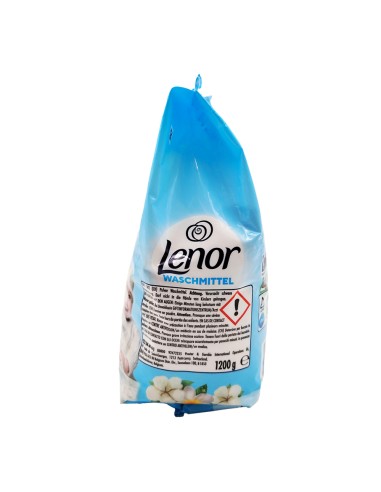 offerta Lenor Detersivo in Polvere Sensitiv Fragranza Fiore di Cotone e Tiarè 20 Lavaggi 1200 g