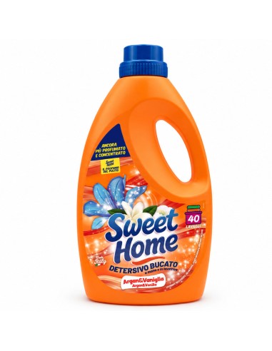 offerta Sweet Home Detersivo Bucato Argan & Vaniglia 40 Lavaggi 2000 ml