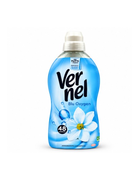 offerta Vernel Ammorbidente Concentrato Blu Oxygen Freschezza di Lunga Durata 48 Lavaggi 1056 ml