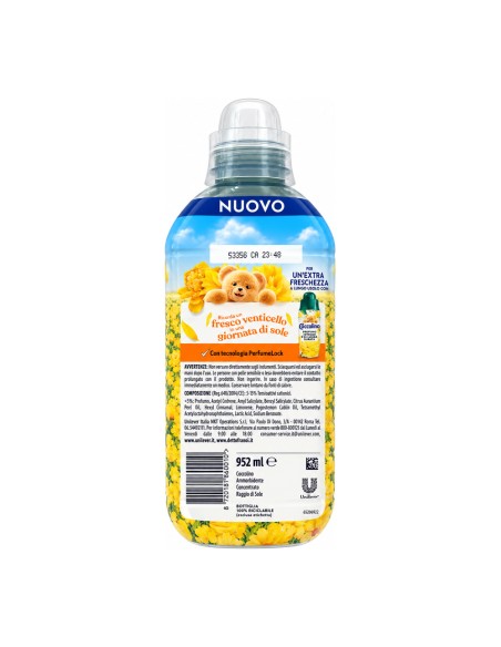 offerta Coccolino Fresh Ammorbidente Concentrato Fresh Raggio di Sole 952 ml