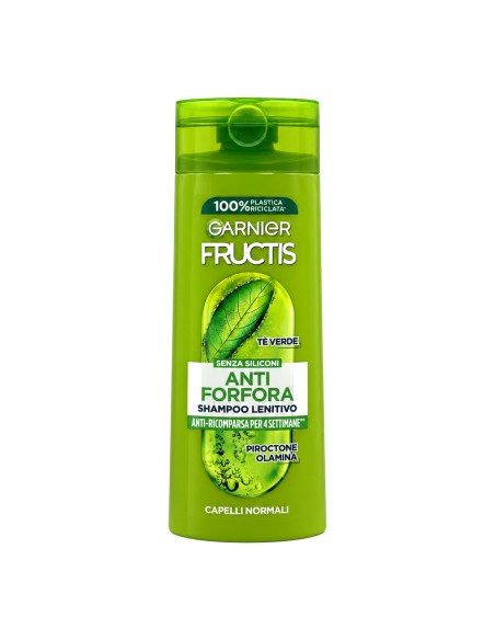 offerta Garnier Fructis Shampoo Anti-Forfora Lenitivo con Tè Verde e Piroctone Olamina 250 ml