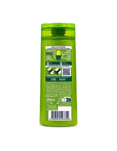 offerta Garnier Fructis Shampoo Anti-Forfora Lenitivo con Tè Verde e Piroctone Olamina 250 ml