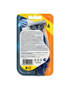 BIC Flex 3 Classic Rasoi Uomo 3 Lame 6 Pezzi 2