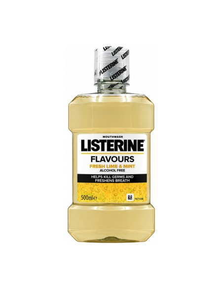 offerta Listerine Flavours Fresh Lime & Mint Collutorio Senza Alcol 500 ml