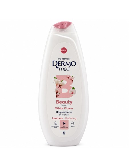 offerta Dermomed My Moment Bagnodoccia Idratante Beauty White Flower con Acido Ialuronico 650 ml