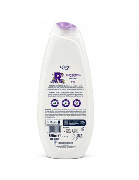 offerta Dermomed My Moment Bagnodoccia Idratante Relax Iris con Acido Ialuronico 650 ml