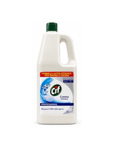 offerta Cif Professional Crema Original Detergente con Microcristalli per Bagno e Cucina 2000 ml