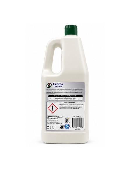 offerta Cif Professional Crema Original Detergente con Microcristalli per Bagno e Cucina 2000 ml