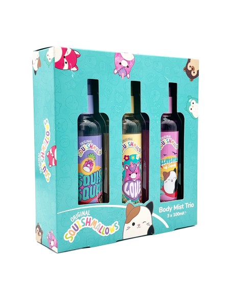 offerta Squishmallows Set Regalo Spray Acqua Profumata Corpo