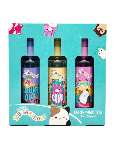 offerta Squishmallows Set Regalo Spray Acqua Profumata Corpo