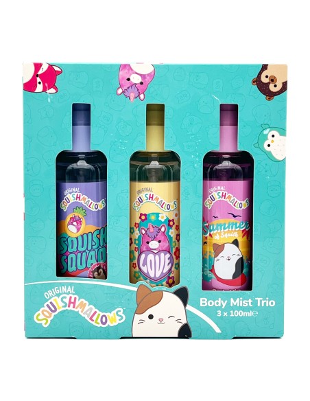 offerta Squishmallows Set Regalo Spray Acqua Profumata Corpo