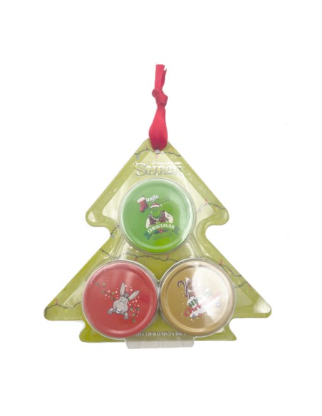 offerta Shrekmass Set Balsamo Labbra al Profumo di Pan di Zenzero Mela Speziata e Ciliegia