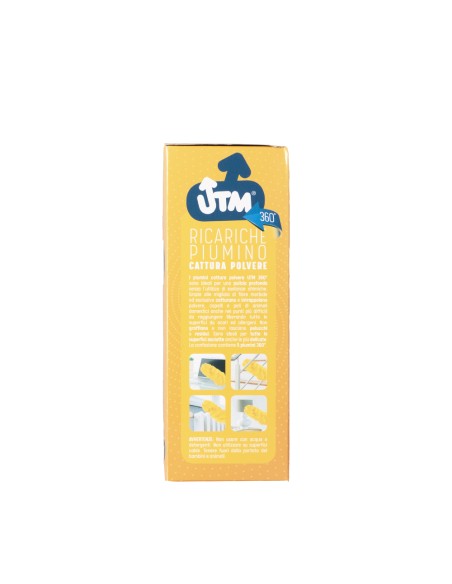 offerta Utm 5 Ricariche Piumino Cattura Polvere 360.