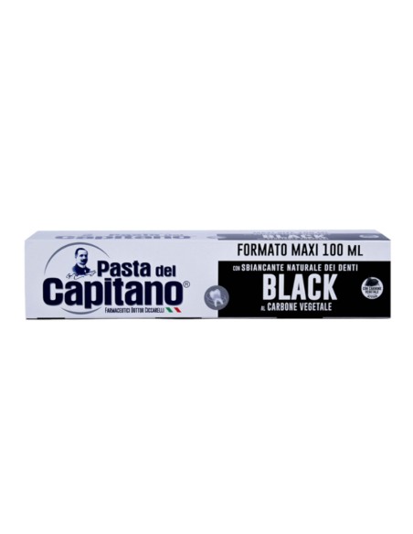 offerta Pasta del Capitano Dentifricio Black al Carbone Vegetale 100 ml