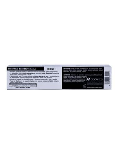 offerta Pasta del Capitano Dentifricio Black al Carbone Vegetale 100 ml