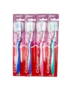 Colgate Spazzolino da Denti Zig Zag Antibatterico con Setole Medie 