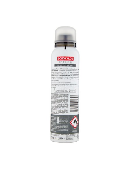 offerta Borotalco Invisibile Deodorante Spray Anti Macchia 150 ml