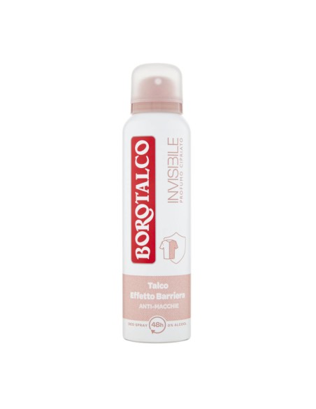 offerta Borotalco Invisibile Deodorante Spray Anti Macchia Profumo Cipriato 150 ml
