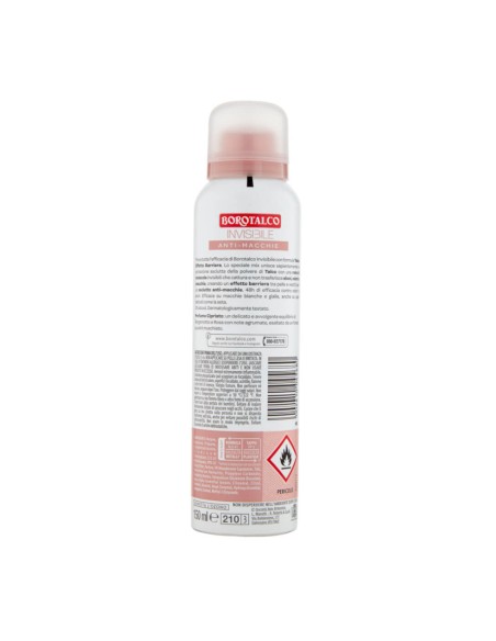 offerta Borotalco Invisibile Deodorante Spray Anti Macchia Profumo Cipriato 150 ml