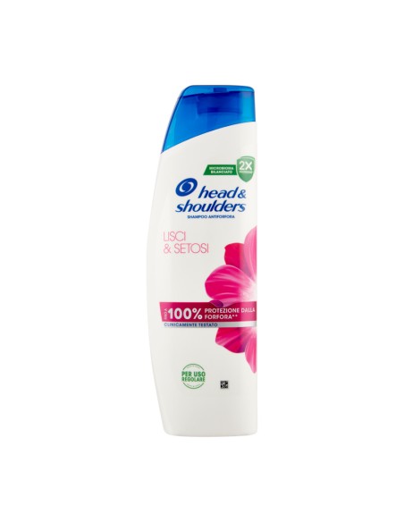 offerta Head & Shoulders Shampoo Lisci Setosi 100% Protezione dalla Forfora