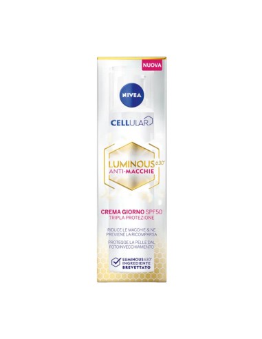 offerta Nivea Cellular Luminous 630 Crema Giorno SPF 50 Anti Macchia 40 ml
