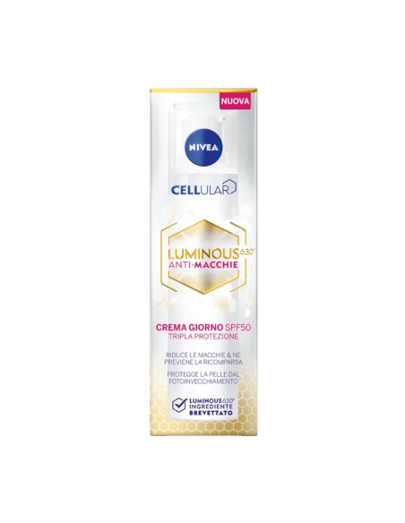 offerta Nivea Cellular Luminous 630 Crema Giorno SPF 50 Anti Macchia 40 ml