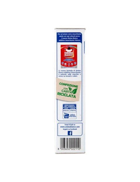 offerta Omino Bianco Sbiancante in Polvere Bianco Vivo 500 g
