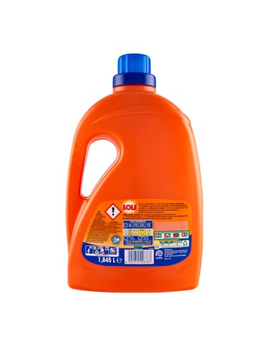 offerta Sole Bianco Splendente Detersivo Liquido Lavatrice 41 Lavaggi 1845 ml