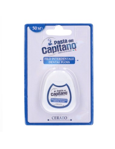 offerta Pasta del Capitano Filo Interdentale Cerato 50 Metri