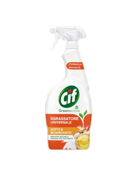 offerta Cif Greenactive Spray Sgrassatore Universale con Aceto e Bicarbonato 650 ml