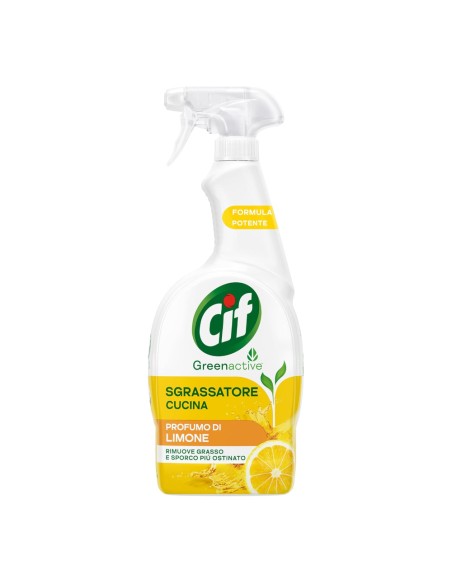 offerta Cif Greenactive Spray Sgrassatore Cucina al Limone 650 ml