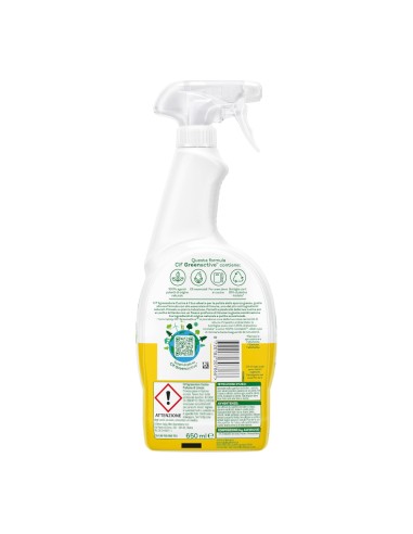 offerta Cif Greenactive Spray Sgrassatore Cucina al Limone 650 ml