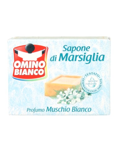 offerta Omino Bianco Sapone di Marsiglia Profumo Muschio Bianco 250 g