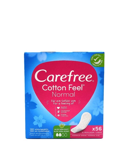 offerta Carefree Salvaslip x56 Cotton Feel Normal Profumati all'Aloe Vera