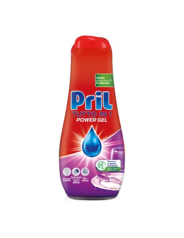 offerta Pril Tutto in 1 Power Gel Lavastoviglie 0% Residui 35 Lavaggi 630 ml