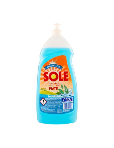 offerta Sole Oxy Brillantezza Detersivo Piatti Fragranza Eucalipto 1,1 L